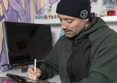 Portrait Künstler Paul Hintermeier Graffity Style - Wolfram Glaser - fotografie & film